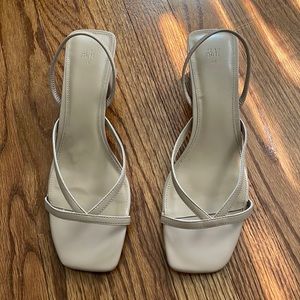 Nude heels from H&M. Size 9.